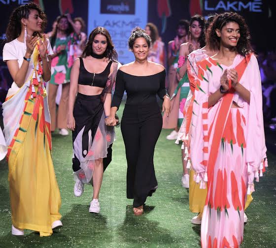 Shraddha Kapoor walks the ramp for Masaba Gupta at LakmÃ© Fashion Week Summer