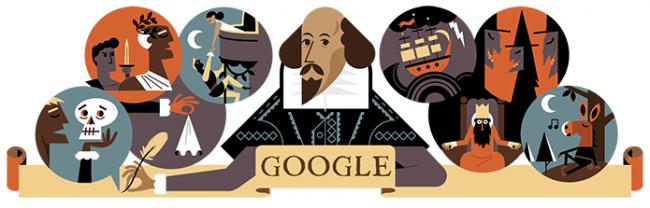 Shakespeare gets a doodle makeover