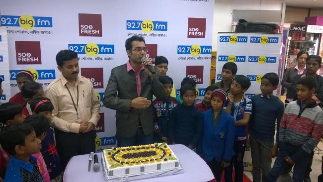 92.7 Big FM joined hands with Big Bazaar to celebrate New Year with underprivileged kids