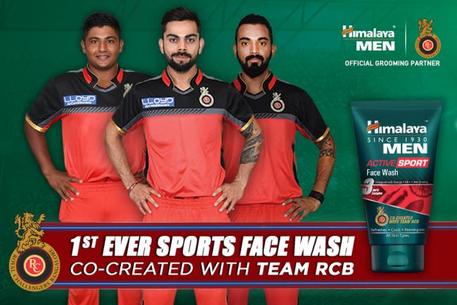 Himalaya Men and Royal Challengers Bangalore co-create Indiaâ€™s first-ever facewash for Men with Active Lifestyle
