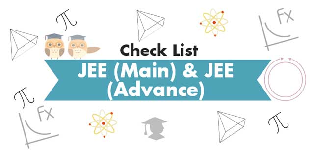 The Ultimate Check List for JEE 2017