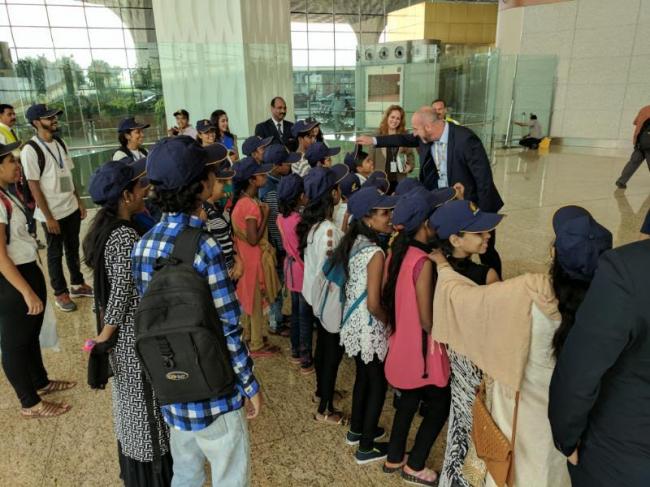 Jet Airways, MIAL host education excursion for children from NGO