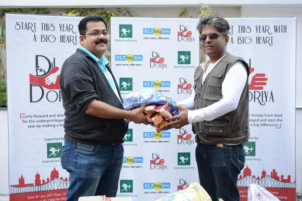 92.7 Big FM joins hands wihth Robinhood Army for Dil Dariya campaign