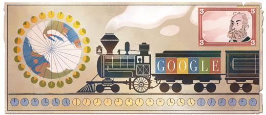 Google pays tribute to Sandford Fleming on his 190th birthday 