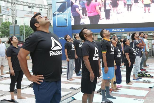 Reebok in association with Ministry of AYUSH celebrates International Day of Yoga with community sessions