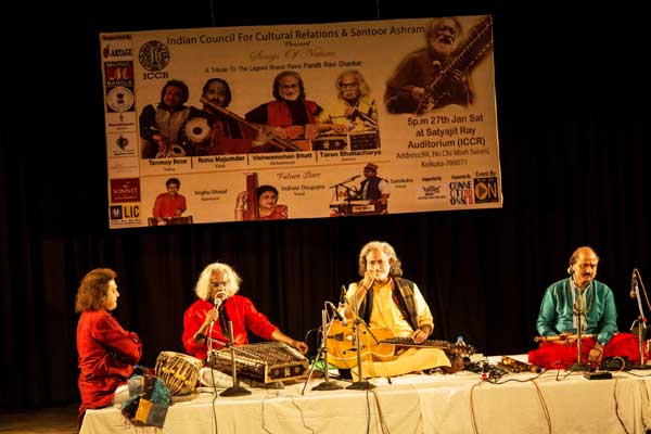 Vishwamohan Bhatt, Tarun Bhattacharya, Tanmoy Bose, Ronu Majumdar present Song of Nature to Kolkata audience