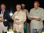 Governor Keshari Nath Tripathi launches Kishan Rungta's book 'Stalking Tigers on Foot' in Kolkata