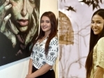 Tollywood star Priyanka Sarkar opens solo show of young painter
