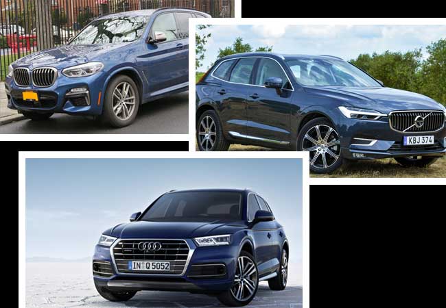 Can BMW X3 outperform Audi Q5 and Volvo XC60?