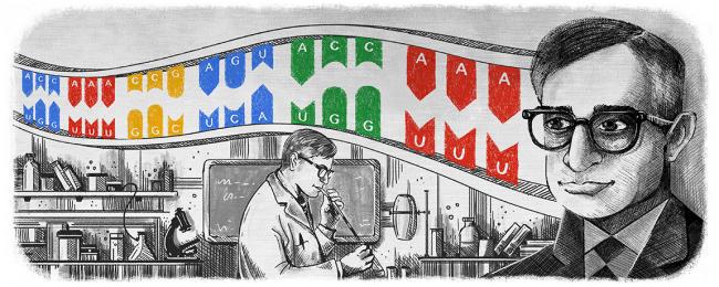 Google doodles on Har Gobind Khoranaâ€™s 96th birthday
