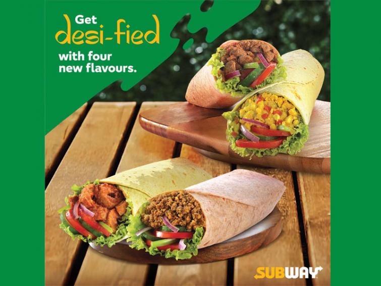 Subway adds four new desi flavours to loaded signature wraps 