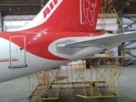 Air India pays tribute to Mahatma Gandhi by painting a portrait on its aircraft