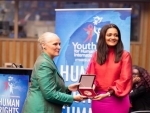 Indian actress Sheena Chohan awarded Human Rights Hero at the UN