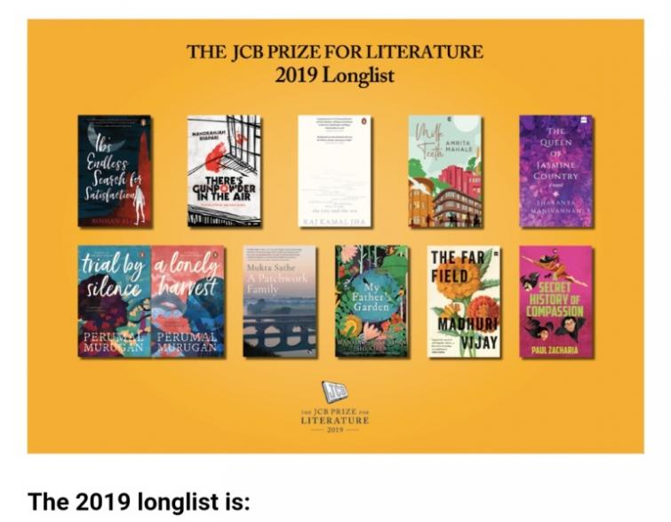 4 debut novels among 10 in longlist for 2019 JCB Prize for Literature