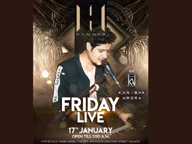 Enjoy a musical evening with singer Kanishk Arora at the Hammer at The Myx Bar & Kitchen in Kolkata 