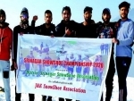 Jammu and Kashmir: First ever Snow Shoe Championship held in Srinagar