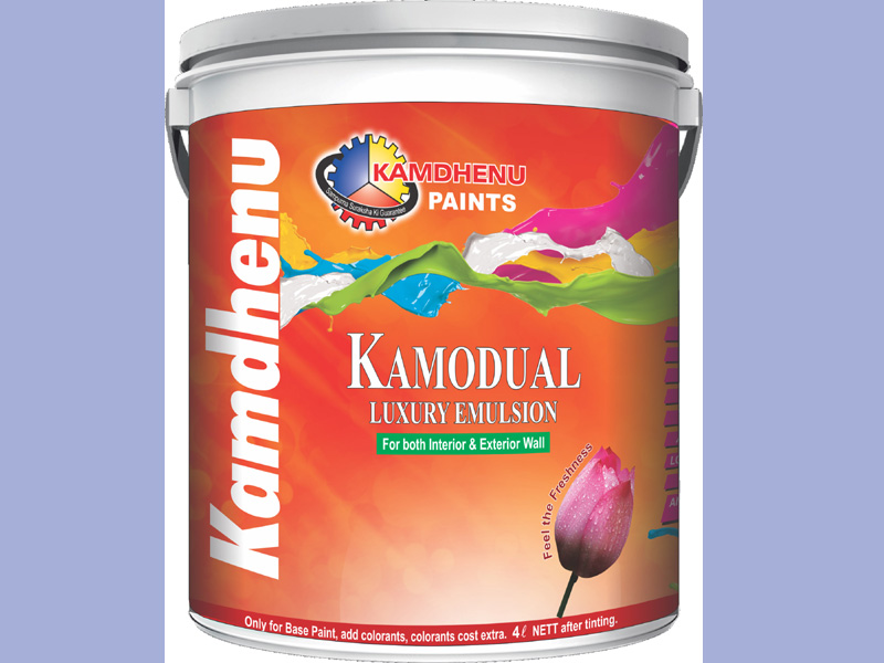 Kamdhenu Paints launches Kamodual Luxury, can be used for both interior and exterior walls