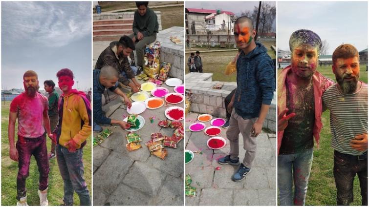 Holi celebrated in Kashmir's Srinagar with Hindus, Muslims, Sikhs smearing each other with colours