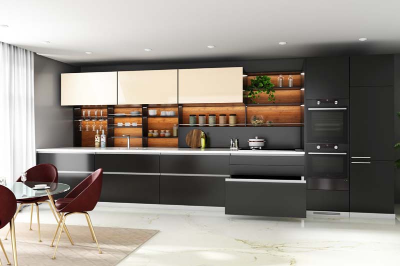 Hafele offers solutions for handle-less kitchen design | Indiablooms