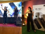Actress Mannara Chopra unveils Xiaomi Mi 10i Smartphone in Hyderabad