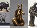 Gallery 1000A in New Delhi is hosting an exhibition by three eminent sculptors from Kolkata