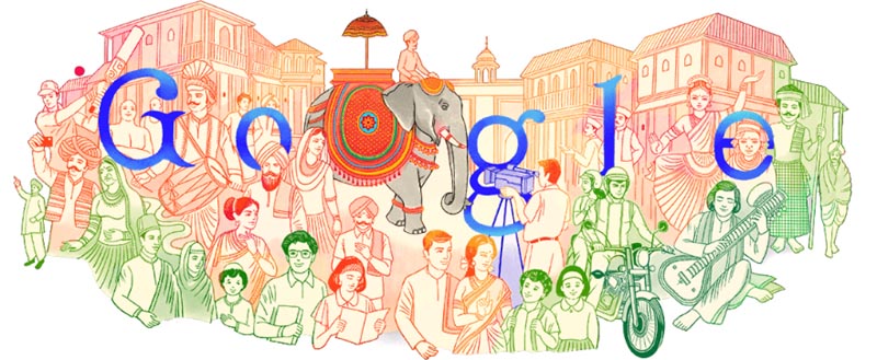 Google doodles to celebrate India's Republic Day