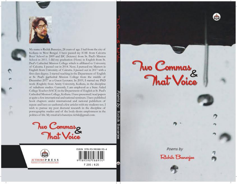 Author interview: Poet Richik Banerjee talks about his upcoming book ‘Two Commas & That Voice’
