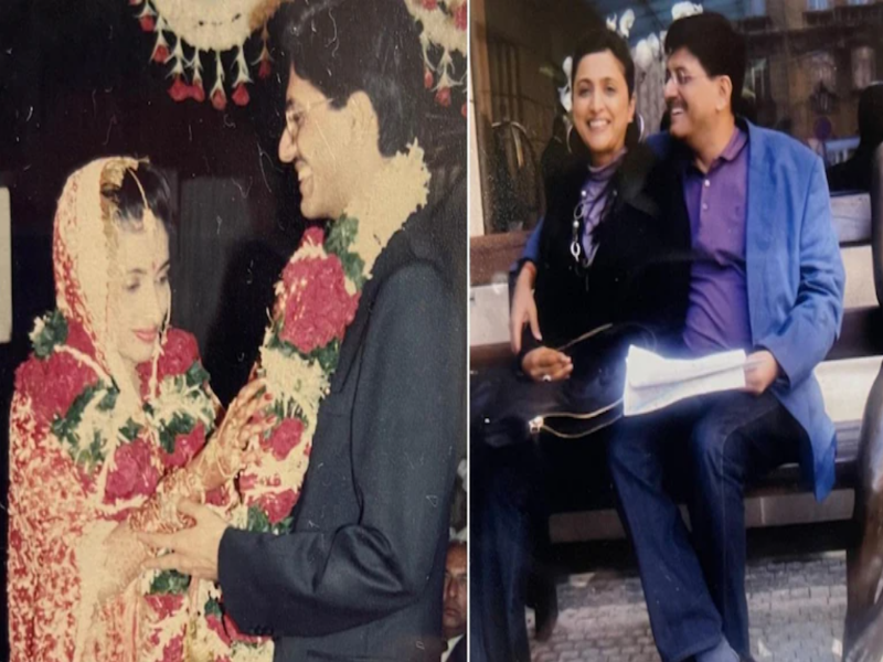 Piyush Goyal shares throwback pics with wife Seema on 30th wedding anniversary
