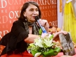 French textile artist and author Isabelle Moulin launches her book Impressions Indiennes in Kolkata