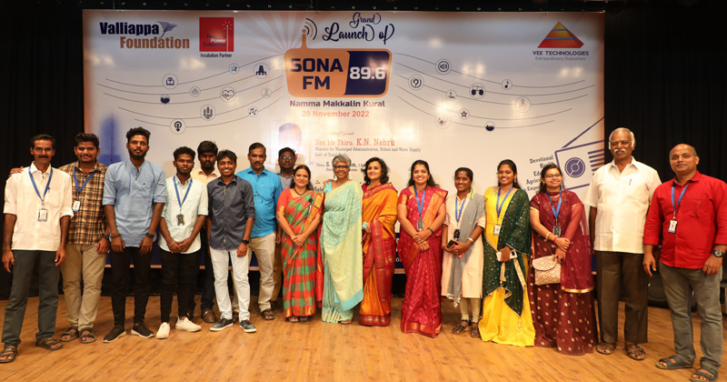 Sona FM 89.6 to give voice to a million citizens in 12 taluks in Salem, Yercaud