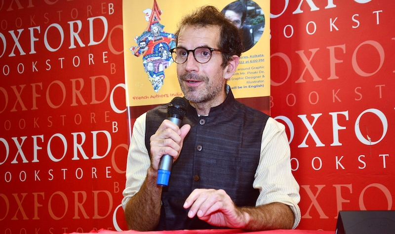 French love to criticise a lot but care that people take it in right spirit, says author-cartoonist Julien Berjeaut in Kolkata