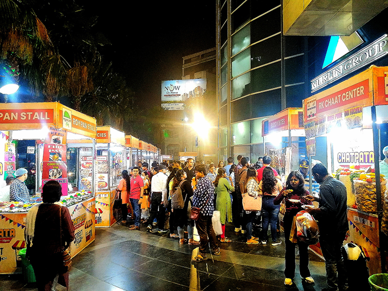 Street food festival Chatpata at Acropolis Mall in Kolkata attracts a large weekend crowd