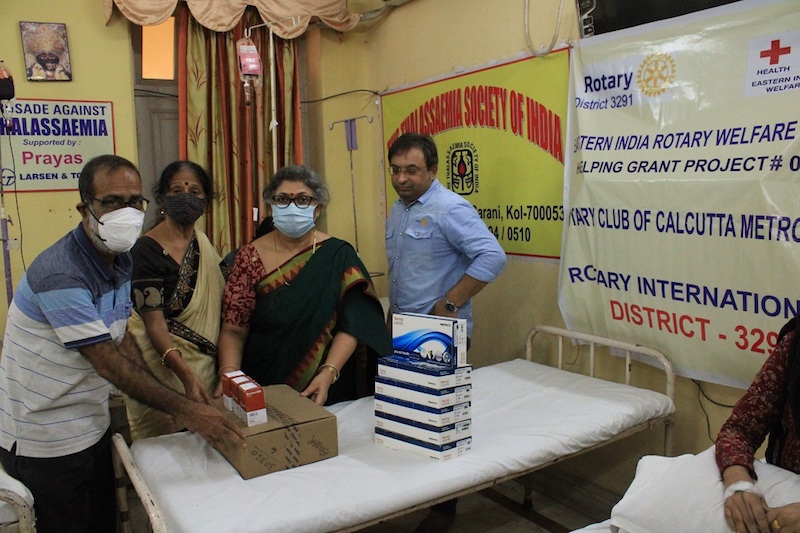 Rotary Club of Calcutta Metro City supports thalassaemia patients, donates medicines