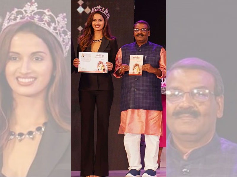 Former Miss India unveils ‘Yashoda’, honours writer with ‘Author of 2021’ Award