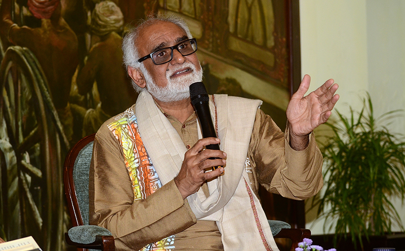 Dr Sachchidanand Joshi, at the Kalam session in Kolkata