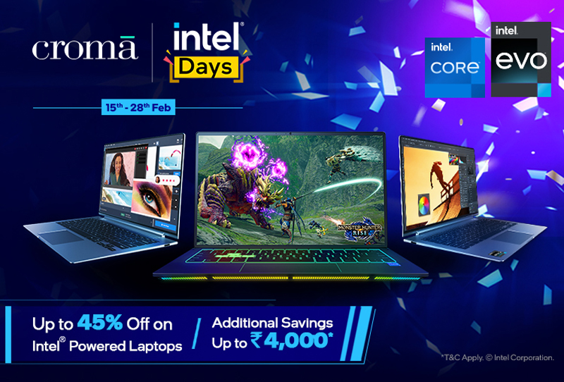 Croma partners with Intel to offer high performance laptops at best deals
