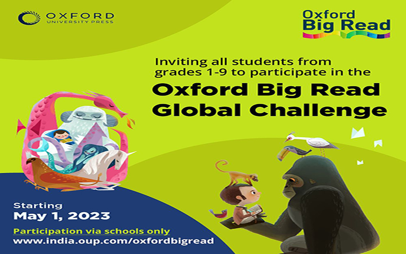 Oxford Big Read global competition commences for primary and secondary school students across India