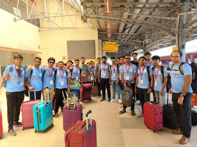 Delegation of 45 students from West Bengal depart for NIT Puducherry under Yuva Sangam 2