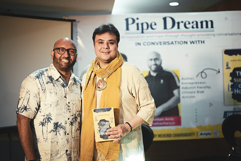US-based author entrepreneur Anirban Bhattacharya discusses his book, work and social concerns with Sujoy Prasad Chatterjee
