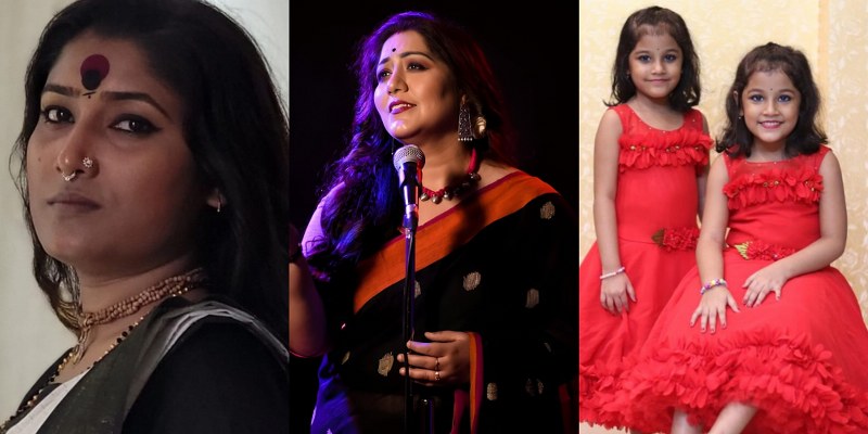 (From L to R) Suchona Shely, Jayati Chakraborty, Tani Muni | Photo courtesy: SVF