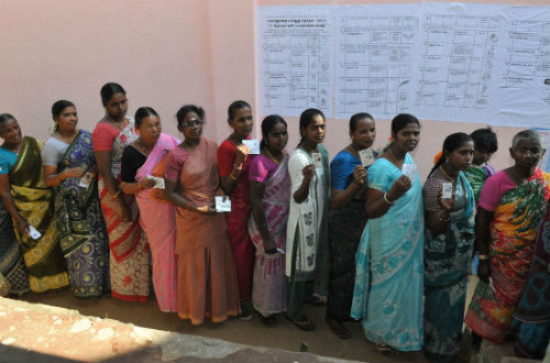 LS elections phase 8: Brisk polling till 9 am