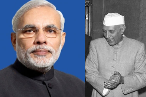 Away from home, PM Modi pays tribute to Nehru on tweeter