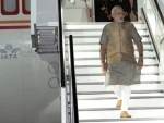 Before landing in US, Modi praises Obama