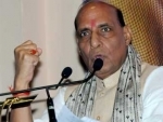 Rajnath seeks Vajpayee's blessings, heads for Lucknow