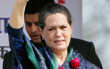 Sonia Gandhi hits out at BJP in Kashmir