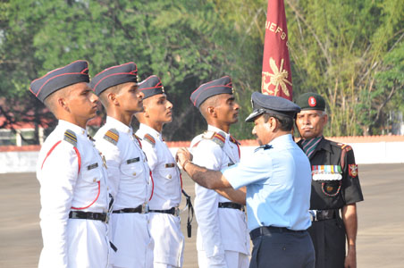 Arup Raha reviews passing out parade of 126th NDA course
