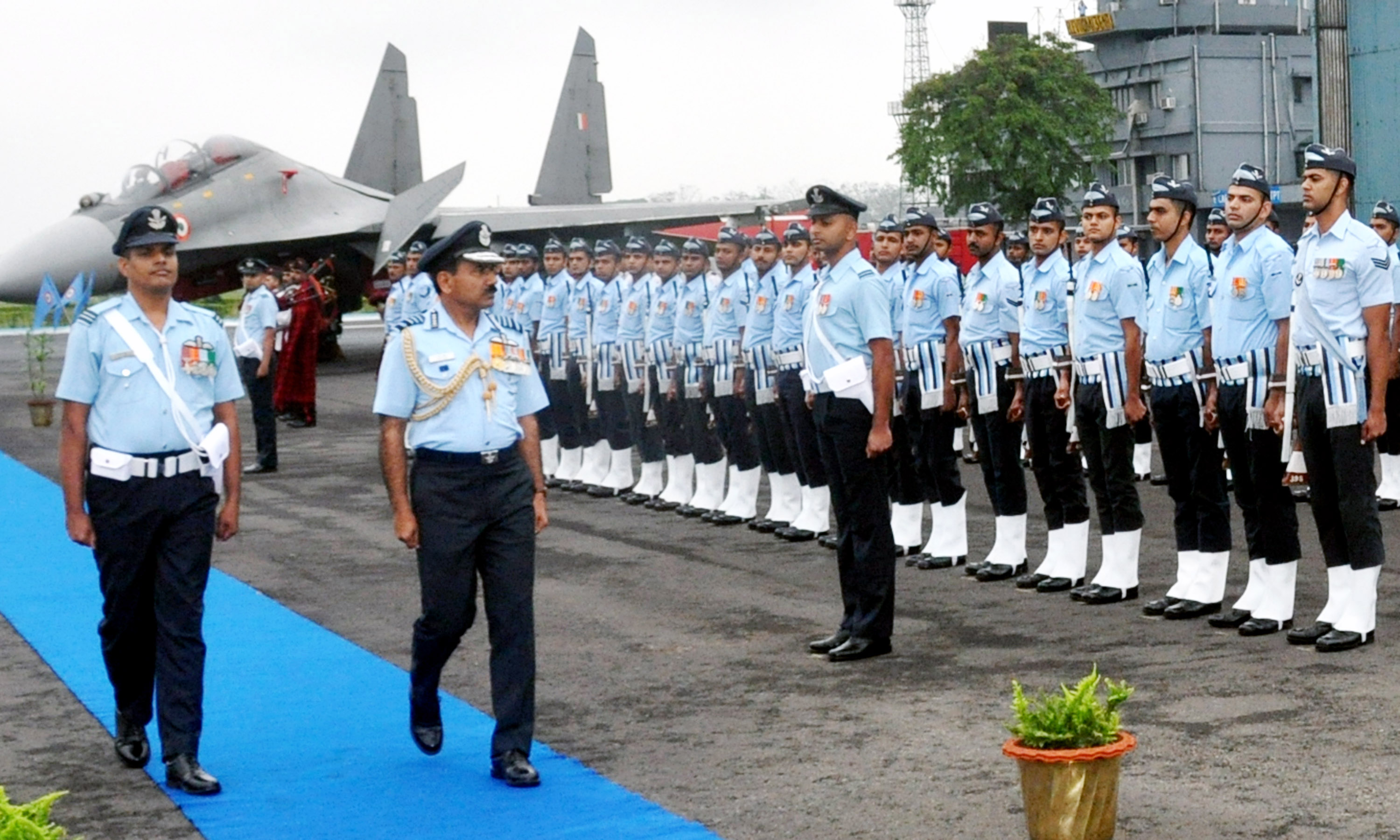 Air Chief Visits Air Force Station Chabua