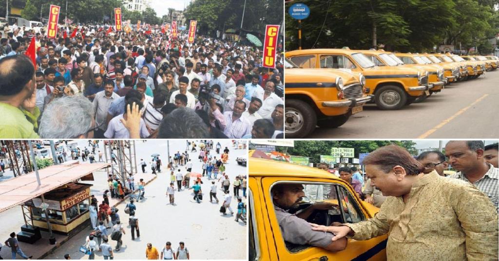 Taxi strike hits Kolkata, passengers face trouble