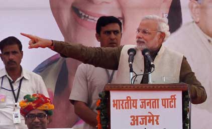 Modi creates controversy over Lord Rama reference