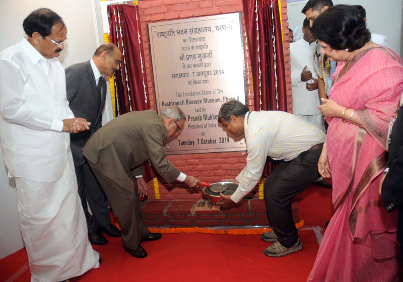 President lays foundation stone of Rashtrapati Bhavan Museum, Phase â€“II 